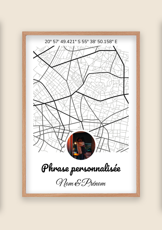 Affiche personnalisé avec photo